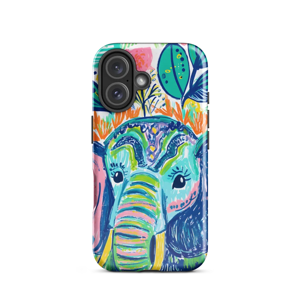 Whimsical Elephant Portrait