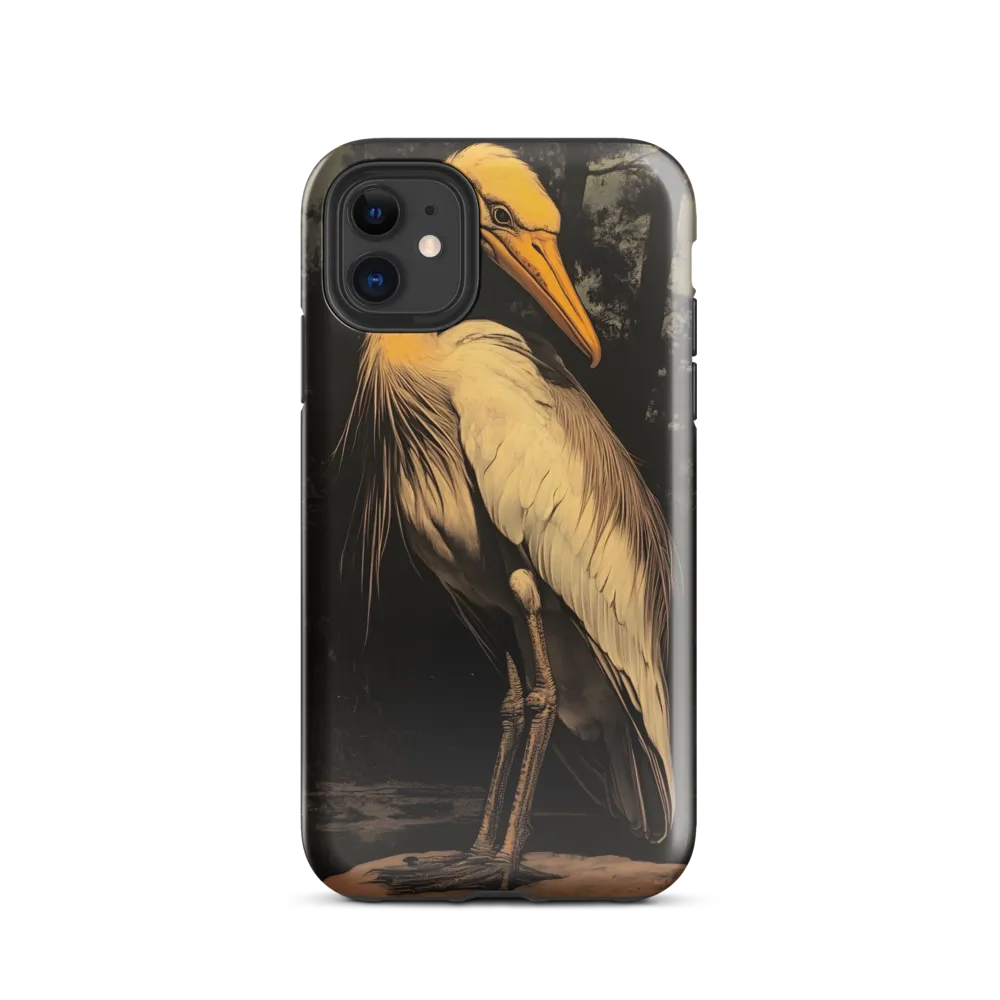 Majestic Egret in Twilight