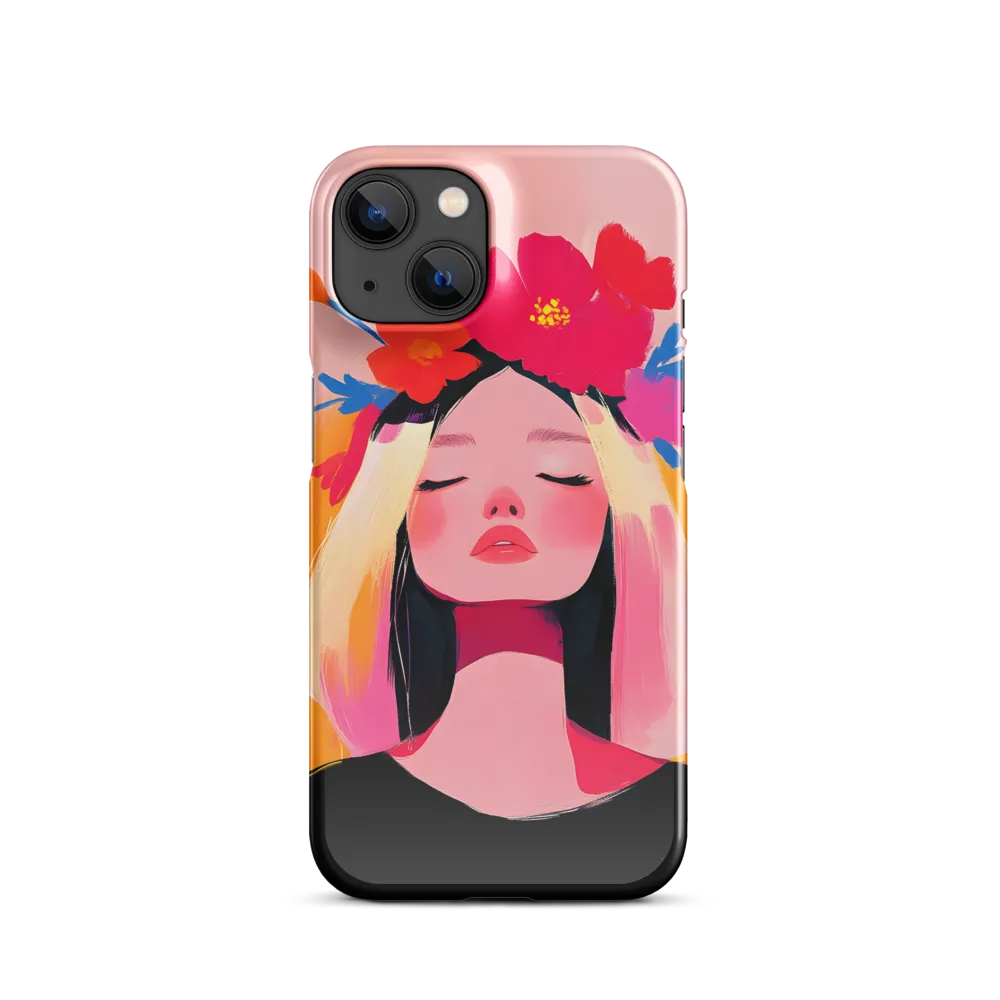 Floral Serenity | Phone Case |  14 | Snap Case | Glossy