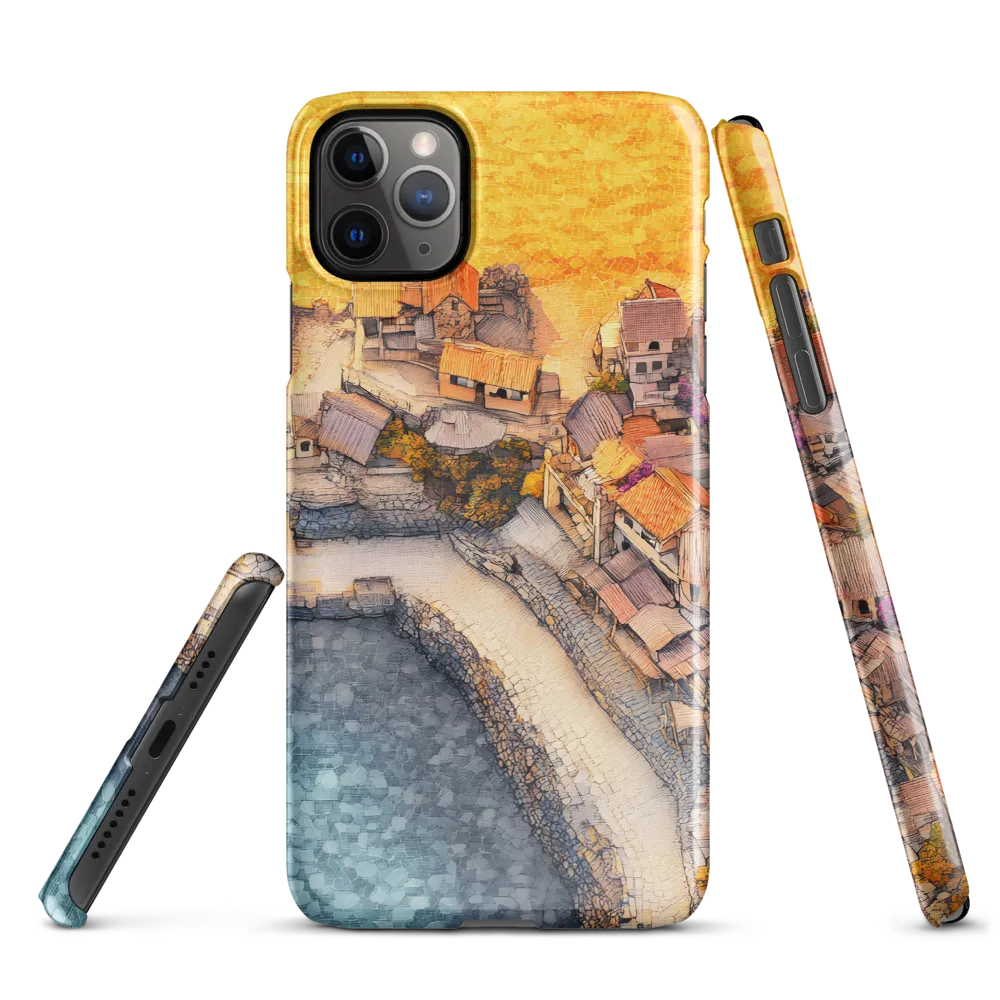 Tranquil Coastal Village Retreat | Phone Case |  11 Pro Max | Snap Case | Glossy