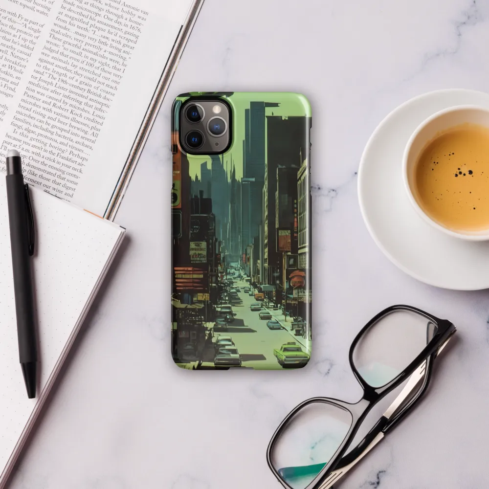 Nostalgic Futurism in Urban Splendor | Phone Case |  11 Pro Max | Snap Case | Glossy