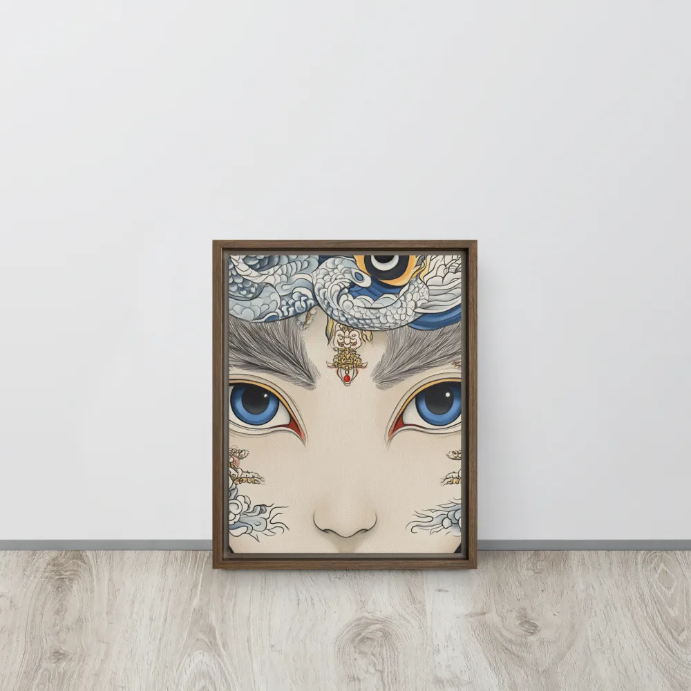 Guardian of Dreams | Canvas with Brown Frame | 11″×14″