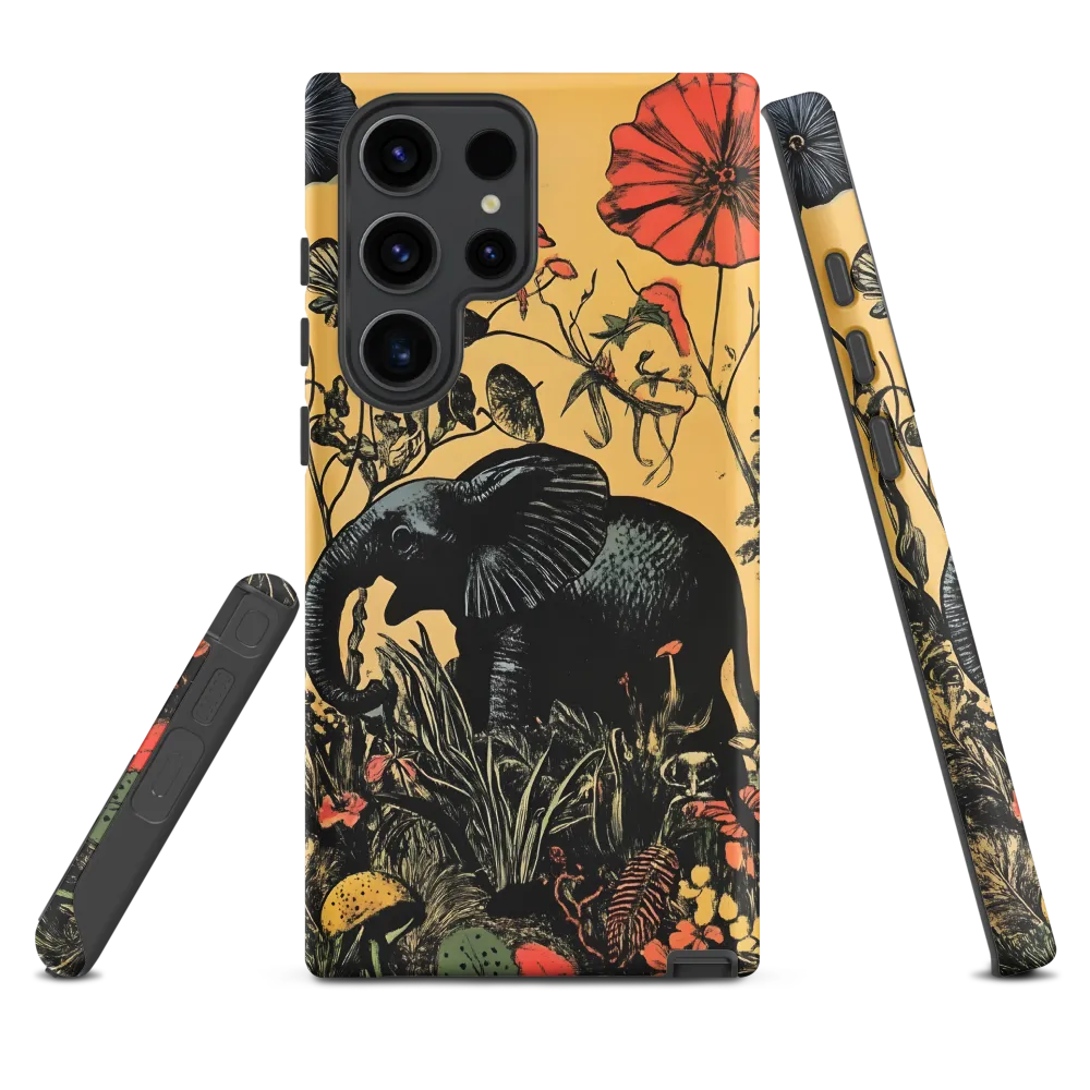 Floral Majesty: The Elephant's Sanctuary