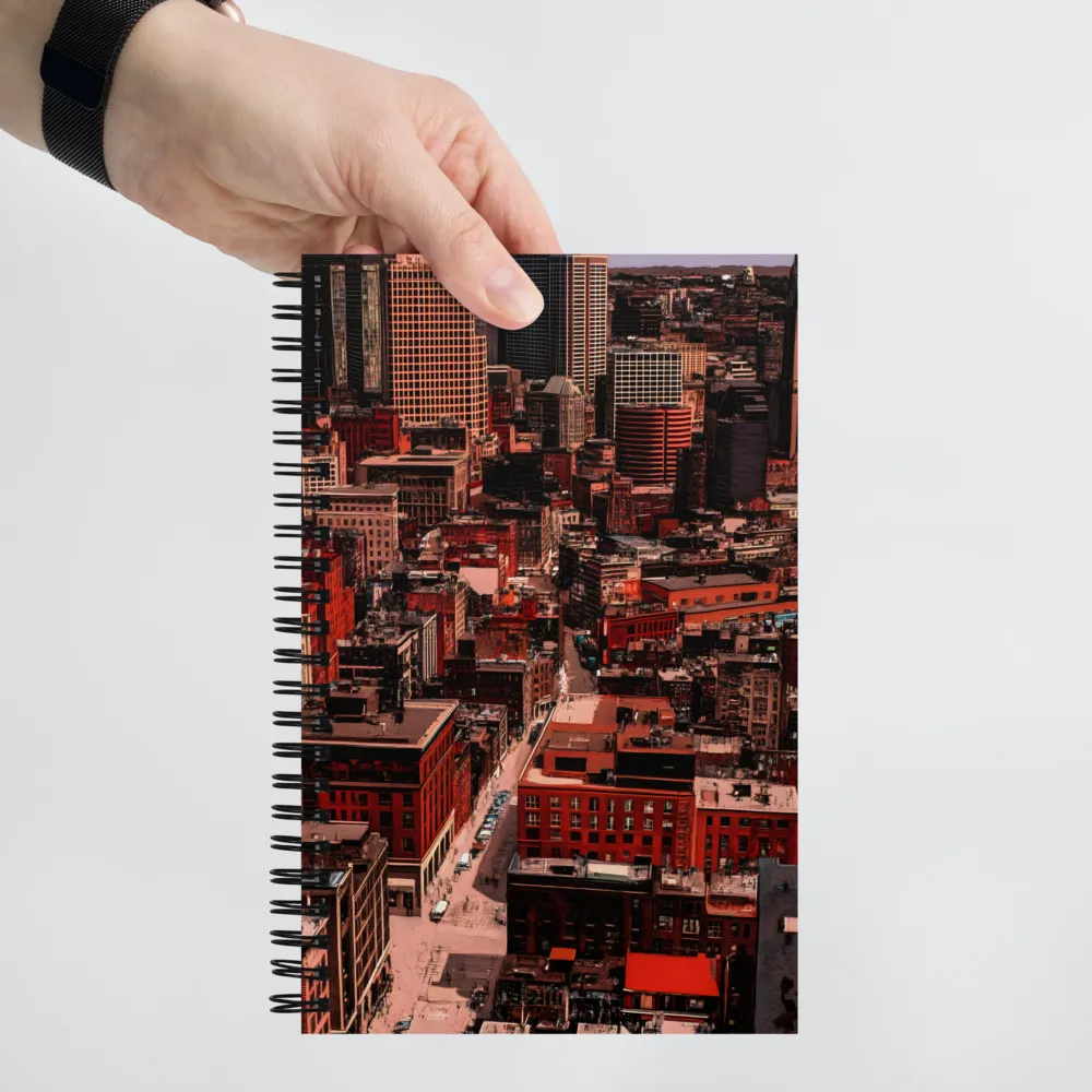 Urban Mosaic: Aerial Perspective | Spiral Notebook