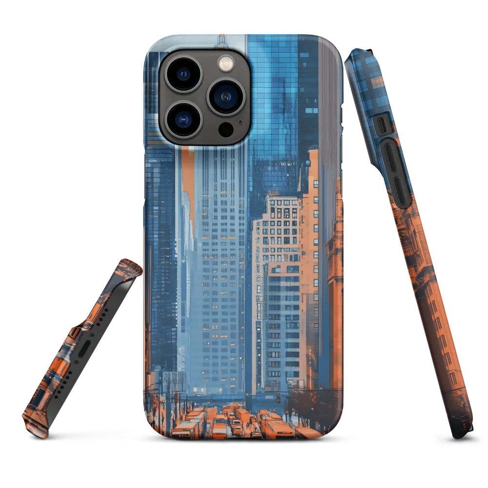 Urban Symphony in Blue and Orange