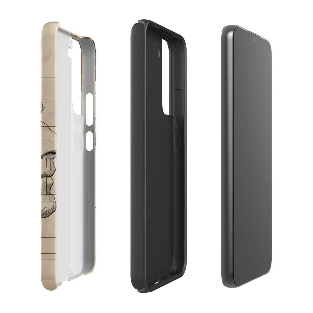Geometric Reverie | Phone Case |  S22 Plus | Tough Case | Matte