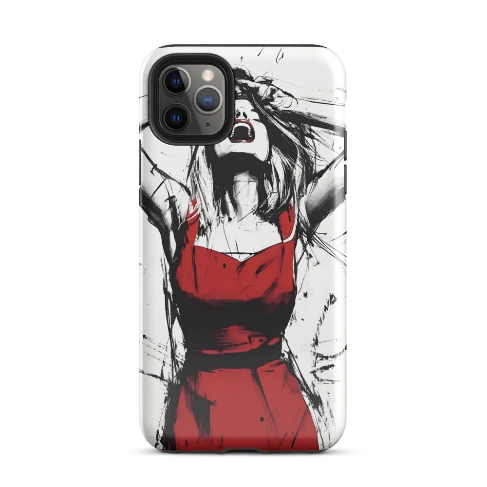 Expression of Anguish | Phone Case |  11 Pro Max | Tough Case | Glossy