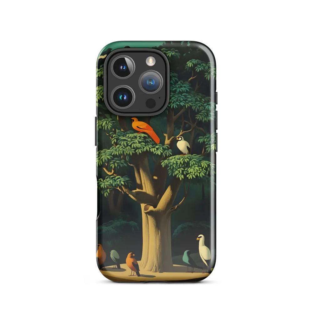 Harmony in Color: A Surreal Bird Symphony