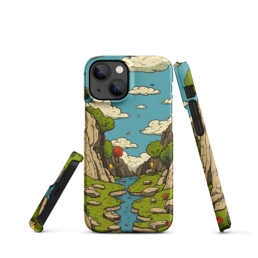 Whimsical Serenity: A Canyon Landscape