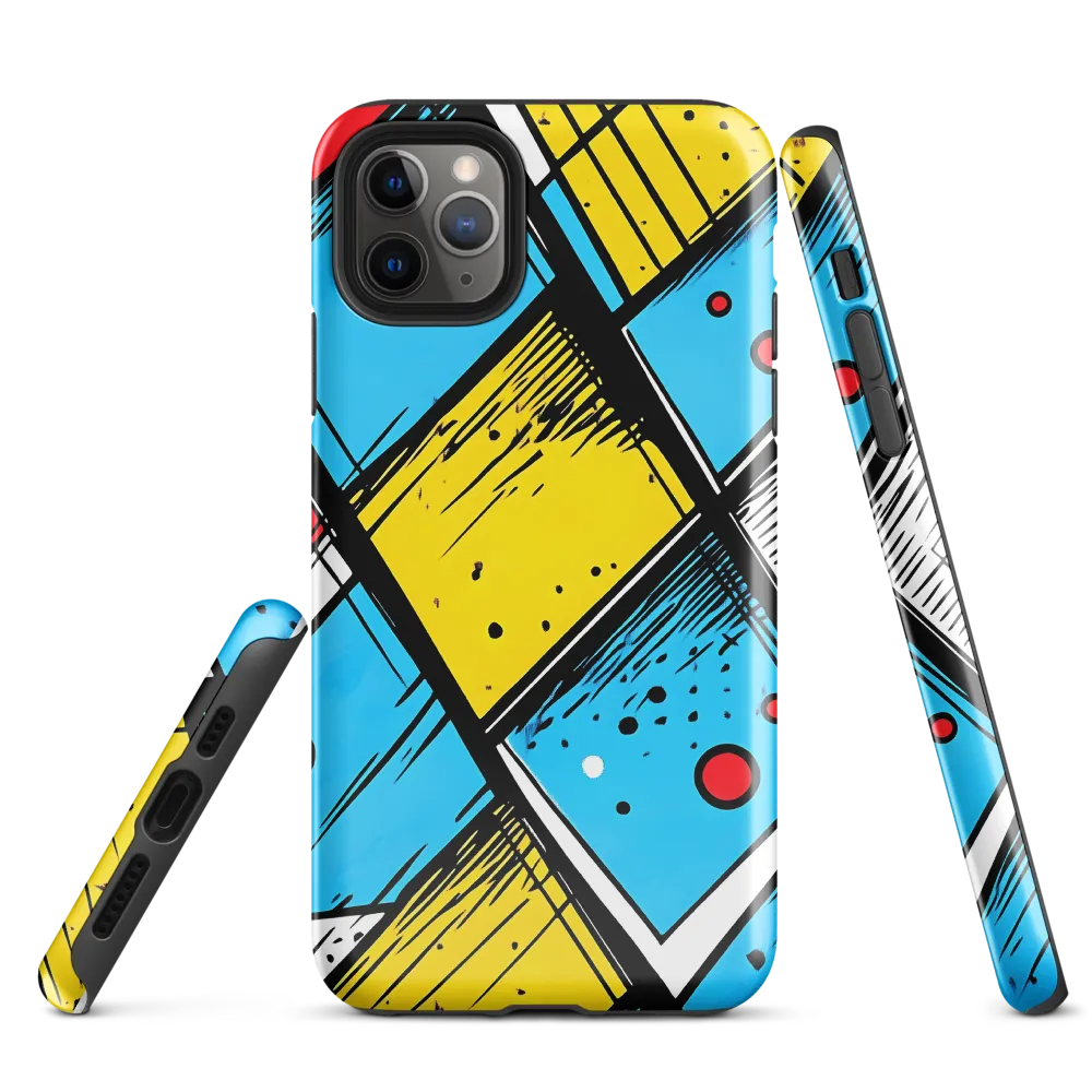 Dynamic Geometric Fusion | Phone Case |  11 Pro Max | Tough Case | Glossy