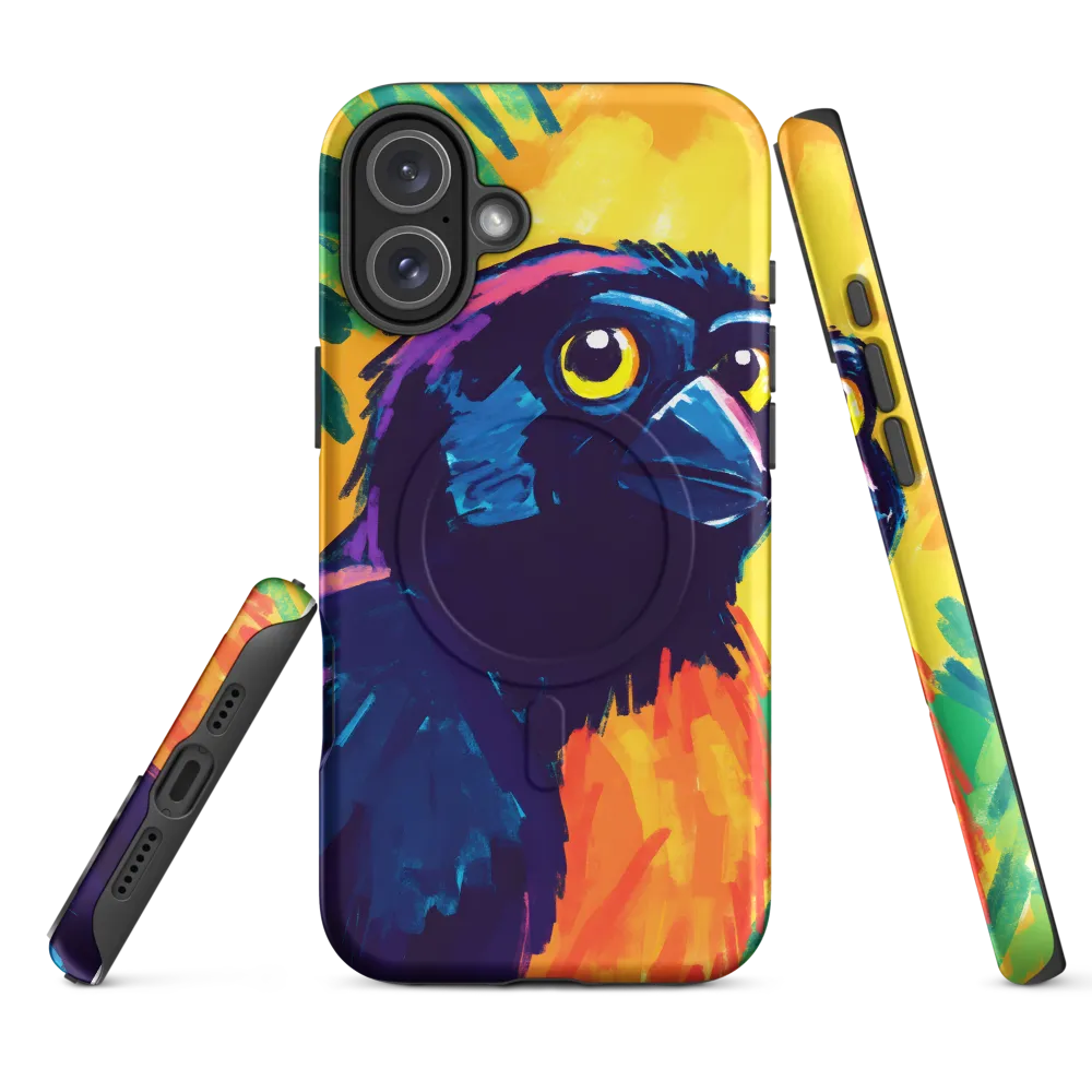 Vivid Avian Encounter
