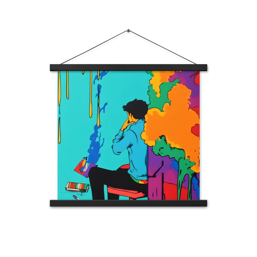 The Artist Within | Poster With Black Wood Hanger | 18″×18″