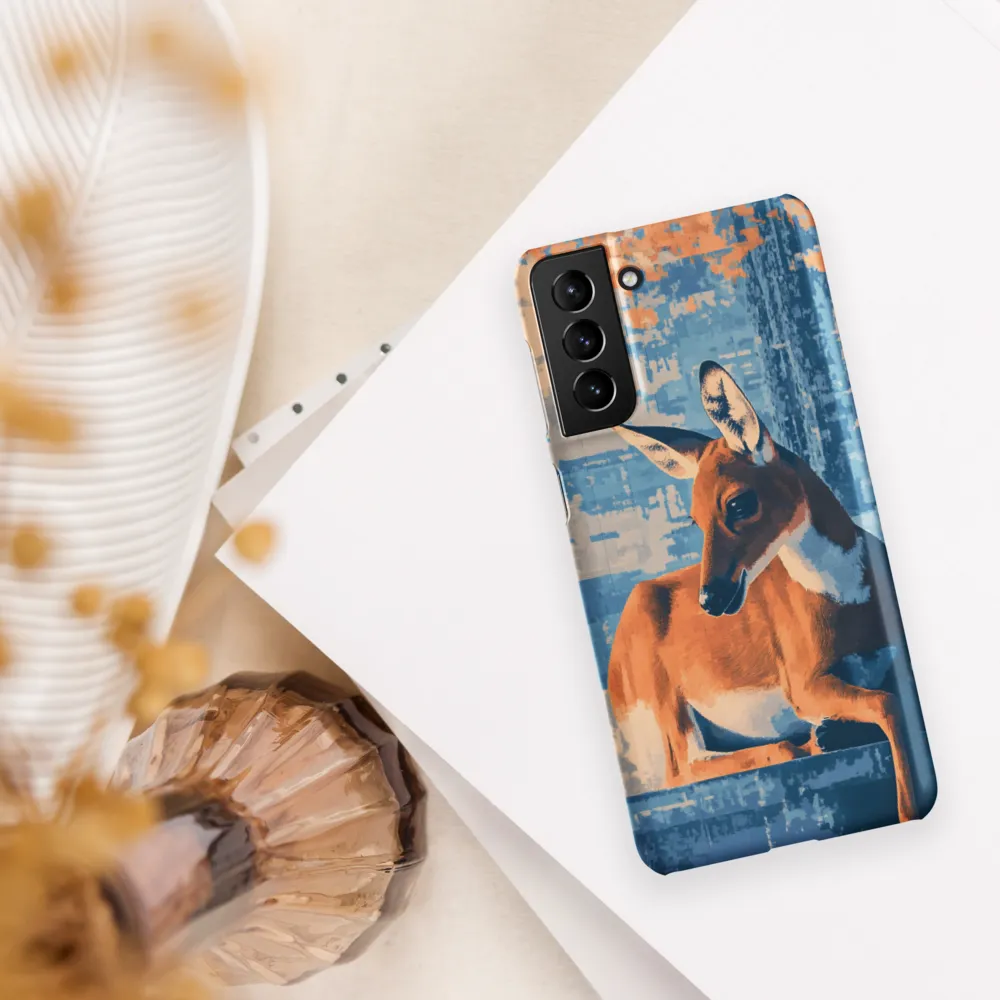 Serenity in Color: The Reclining Deer | Phone Case |  S21 Plus | Snap Case | Matte
