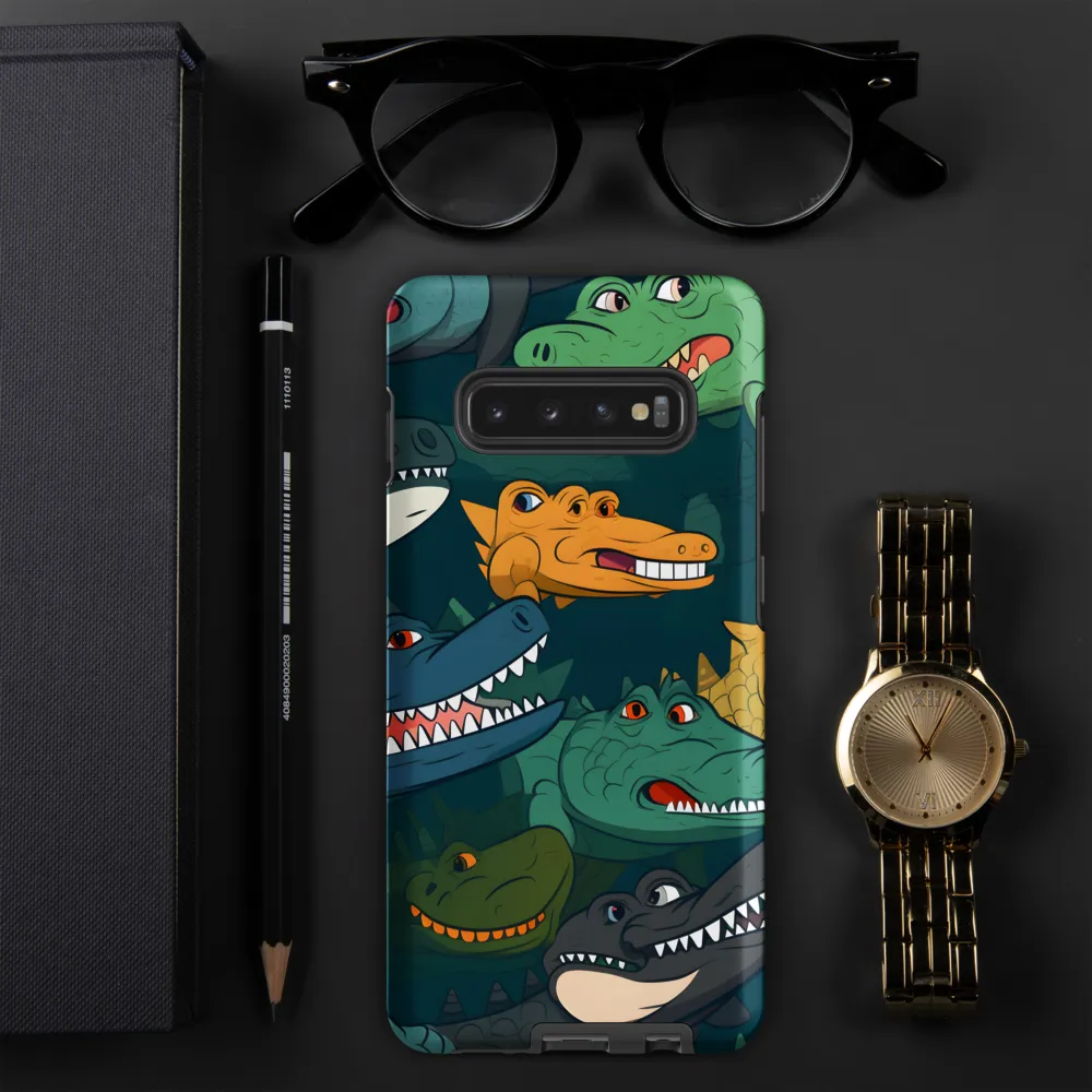 Cheerful Crocodilian Parade