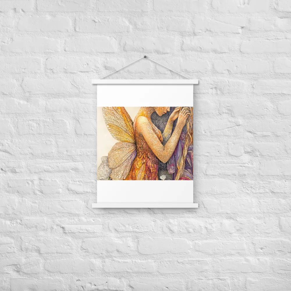 Whispers of the Frosted Meadow | Poster With White Wood Hanger | 18″×24″