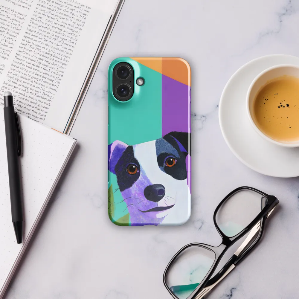 Joyful Canine | Phone Case |  16 Plus | Snap Case | Glossy