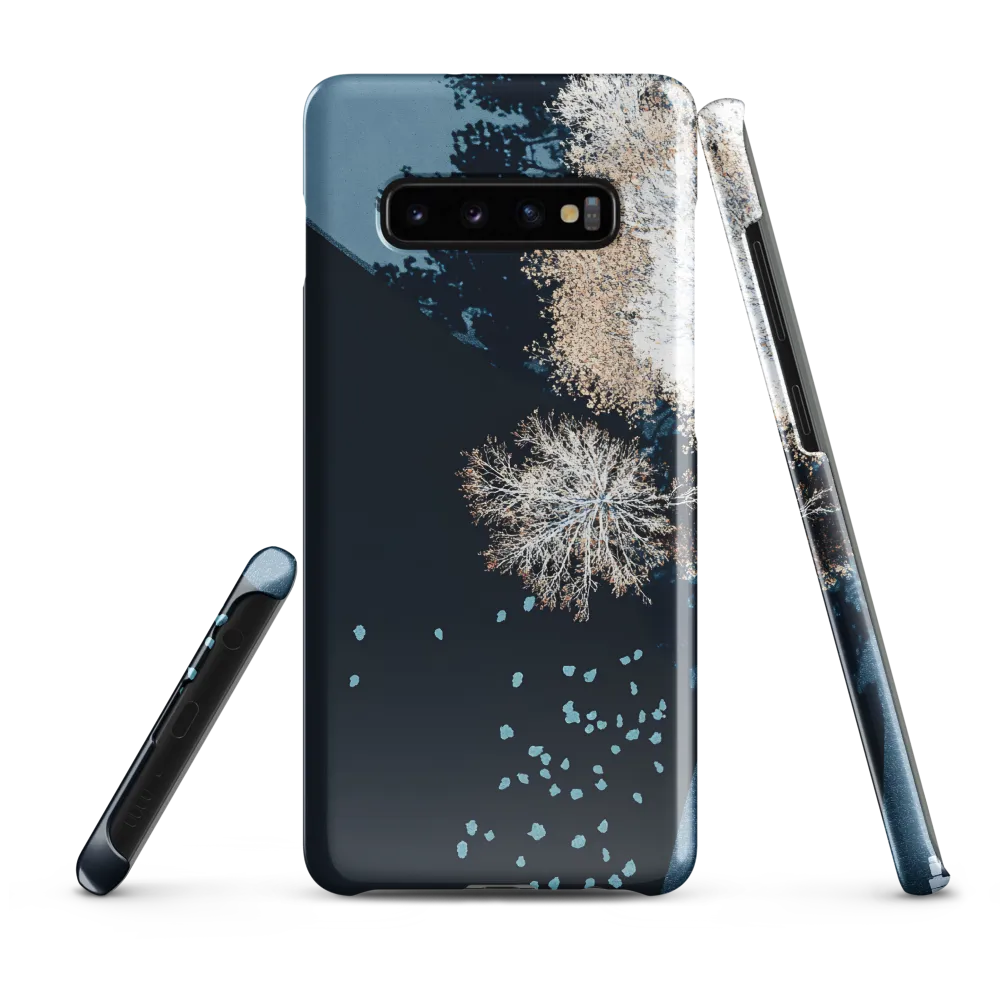 Tranquil Transitions: An Aerial Study of Nature | Phone Case |  S10 Plus | Snap Case | Glossy