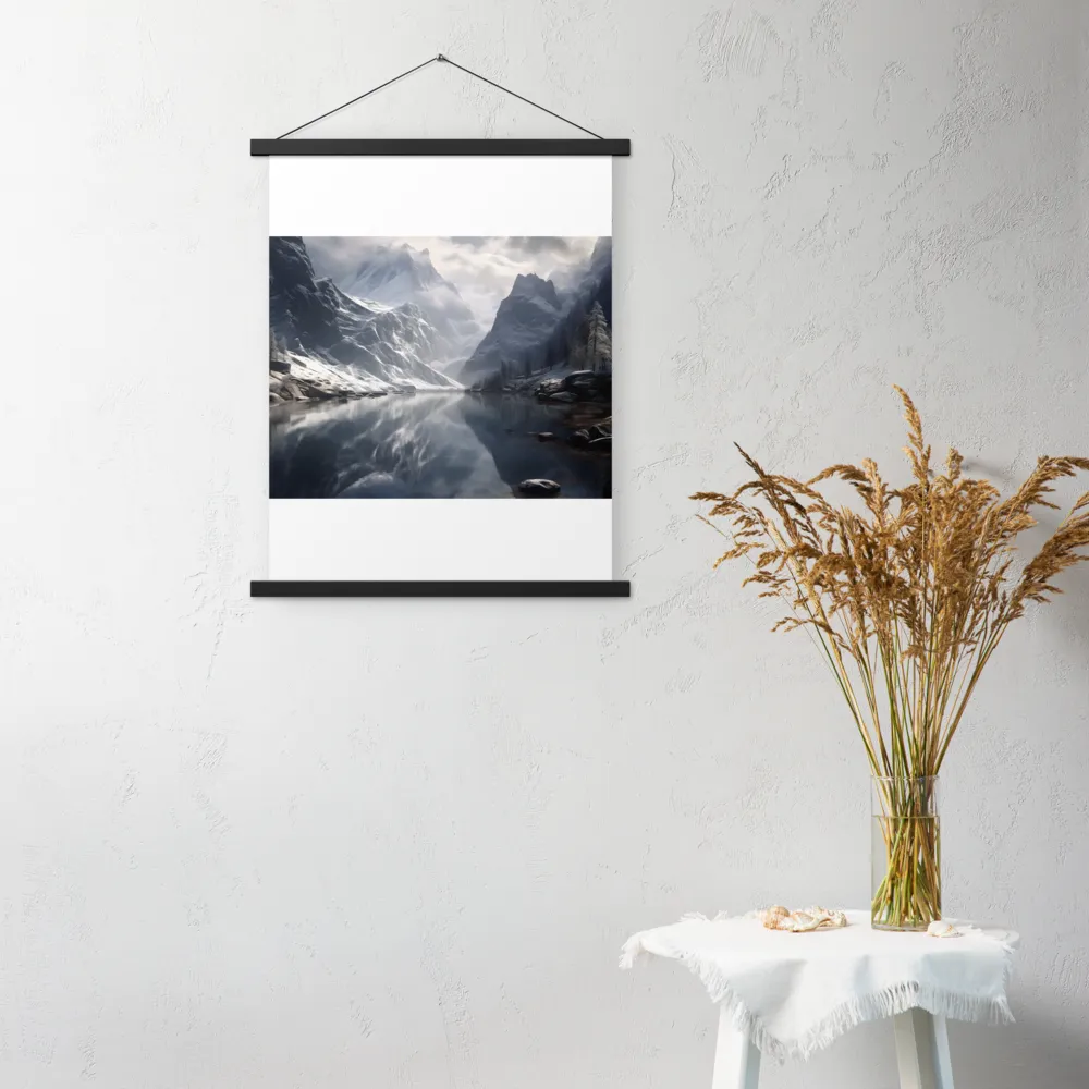 Echoes of Tranquility | Poster With Black Wood Hanger | 18″×24″