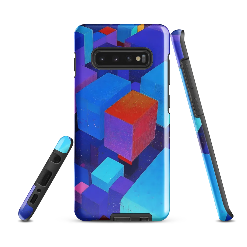 Geometric Dreamscape | Phone Case |  S10 Plus | Tough Case | Glossy