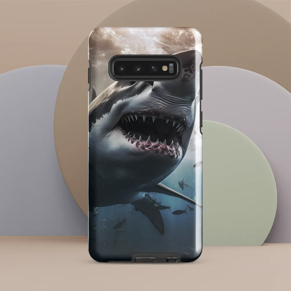 The Apex Predator: An Underwater Encounter | Phone Case |  S10 Plus | Tough Case | Glossy