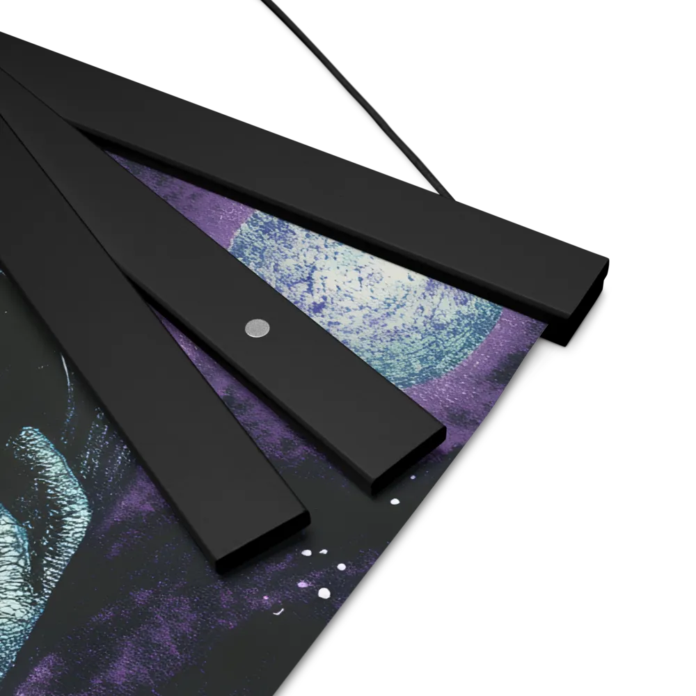 Beyond the Stars | Poster With Black Wood Hanger | 12″×12″