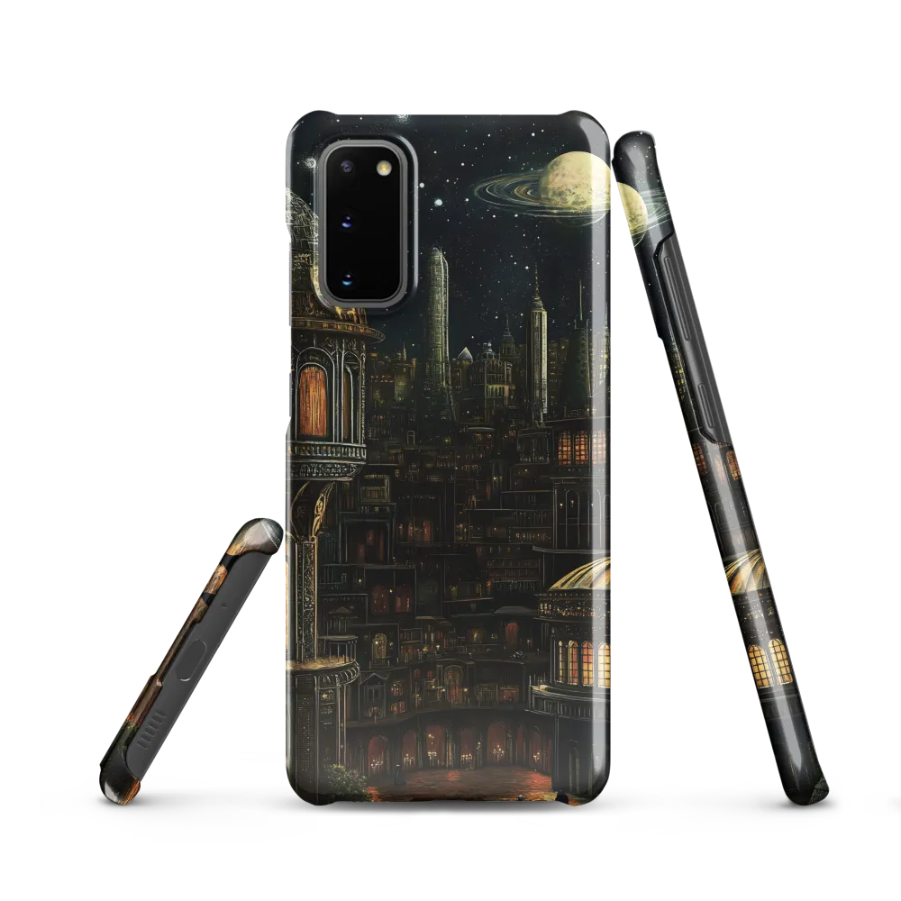 Celestial Enigma: A Surreal Cityscape