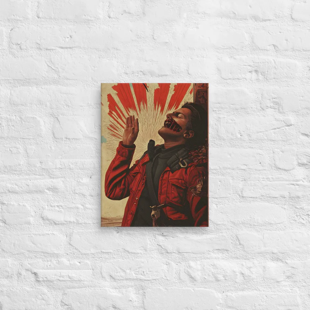 Defiant Echoes of Ruin | Canvas | 12″×16″