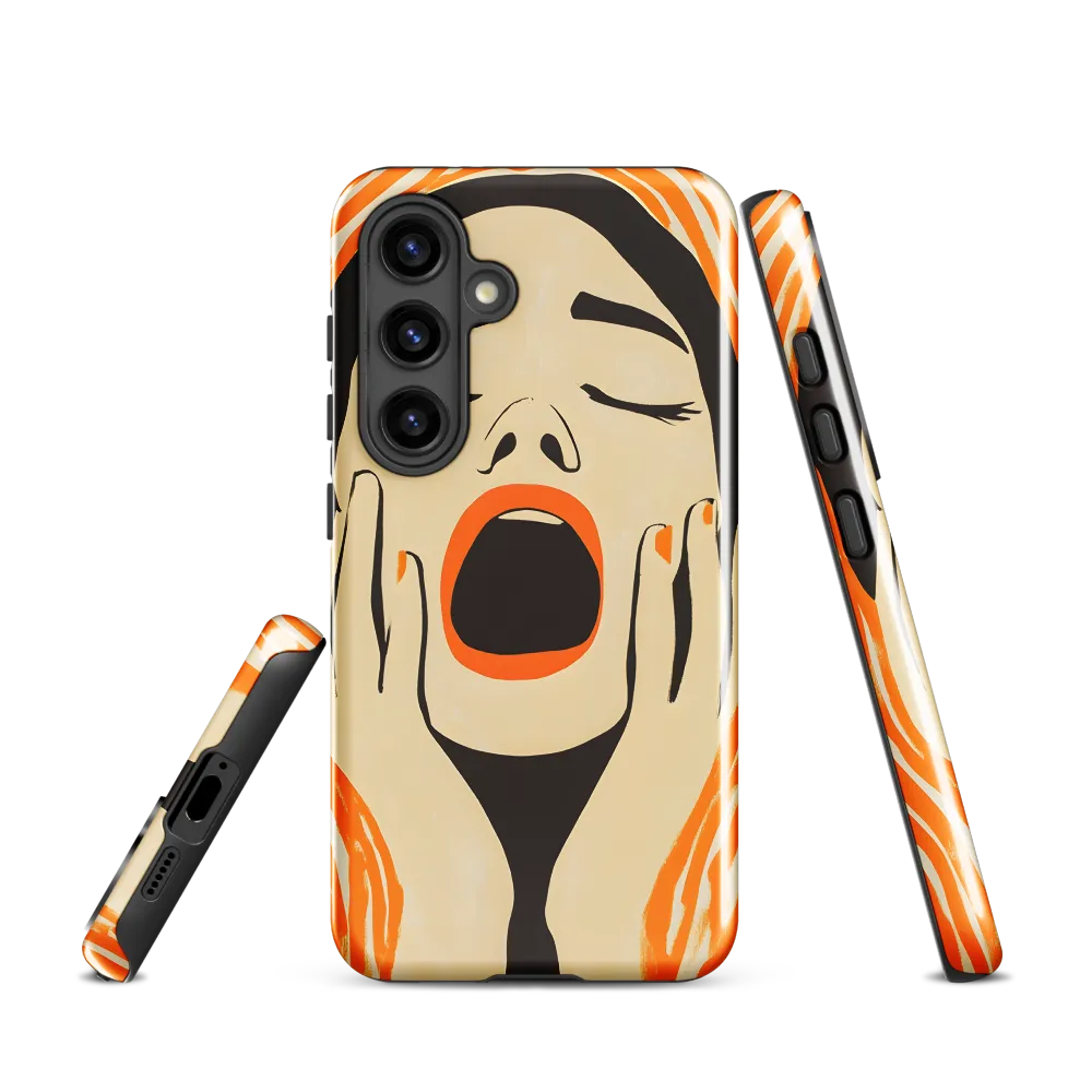 Echoes of Despair | Phone Case |  S24 | Tough Case | Glossy