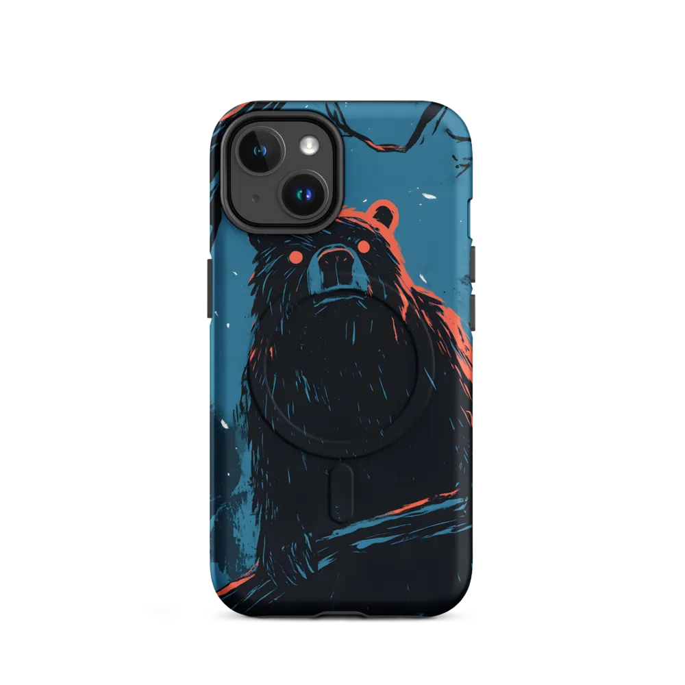 Eerie Majesty: A Bear in the Night