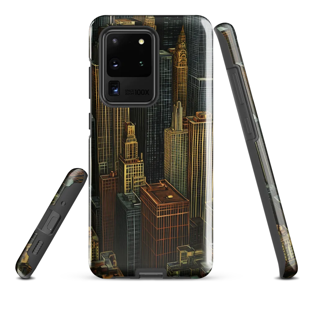 Urban Elegance: A Golden Cityscape