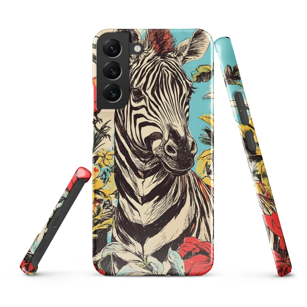 Zebra in Tropical Reverie