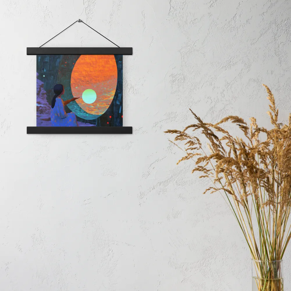 The Portal of Dreams | Poster With Black Wood Hanger | 10″×10″