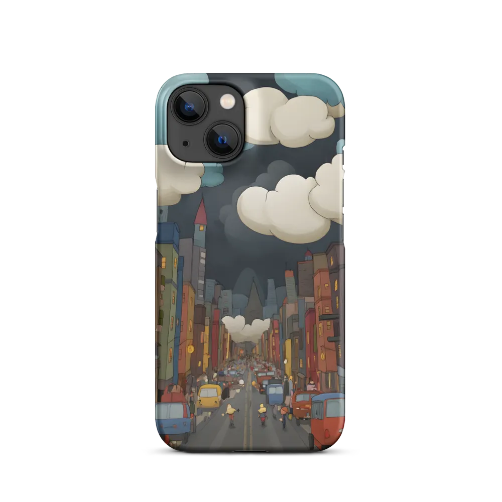 Urban Symphony: A City Awakens at Dusk | Phone Case |  14 | Snap Case | Matte