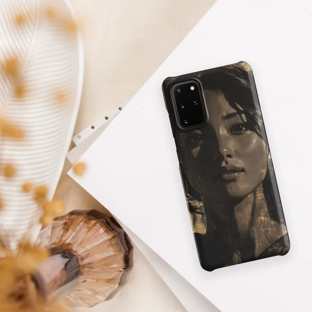 Golden Gaze: A Contemporary Portrait
