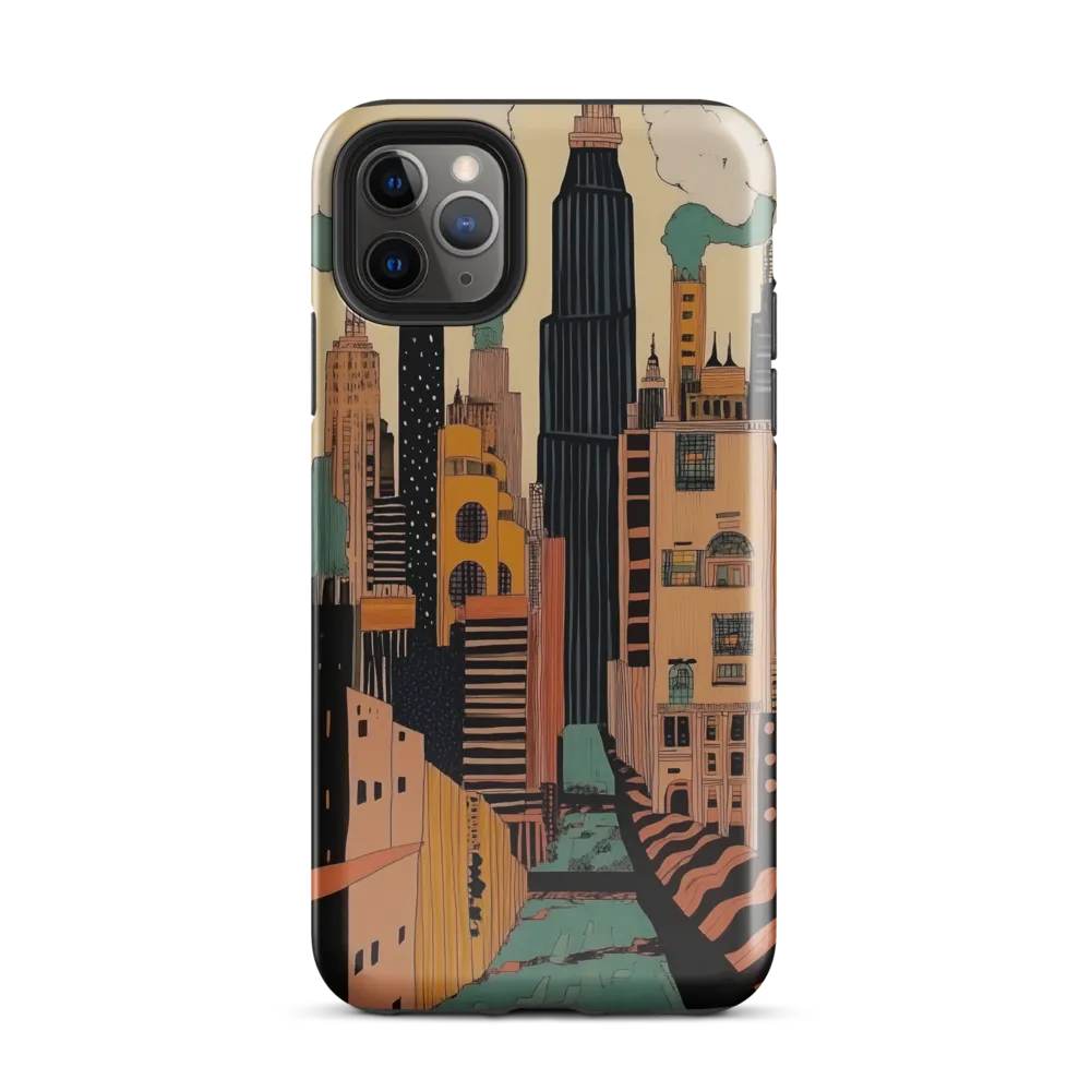 Urban Symphony in Ink | Phone Case |  11 Pro Max | Tough Case | Glossy