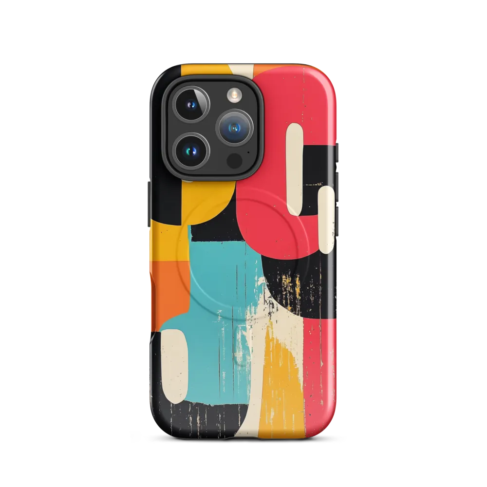 Colorful Curves: Numbers in Harmony | Phone Case |  16 Pro | MagSafe® Tough Case | Glossy