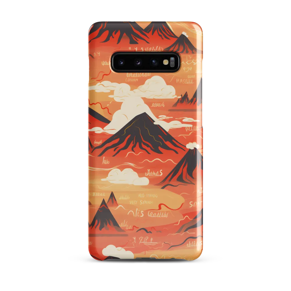 Whispers of the Volcano | Phone Case |  S10 Plus | Snap Case | Glossy