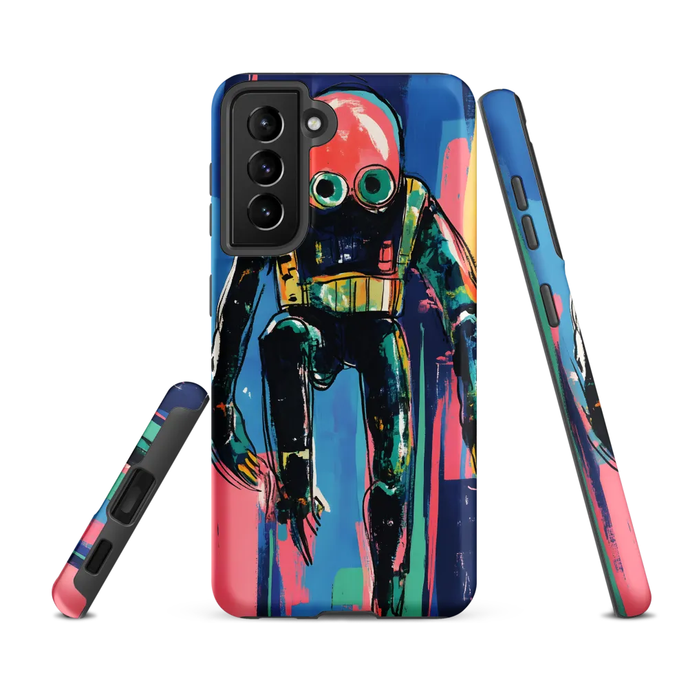 Diver in Vibrant Motion