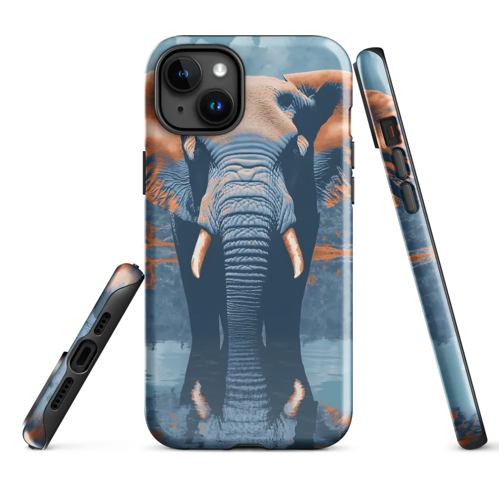 Majestic Reflection: The Elephant's Serenade