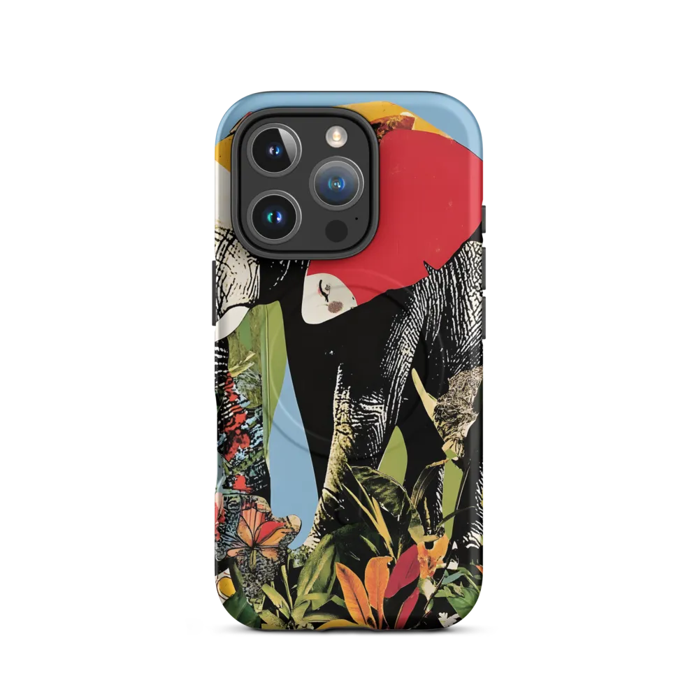 Harmony of Nature: The Elephant's Embrace | Phone Case |  16 Pro | MagSafe® Tough Case | Matte