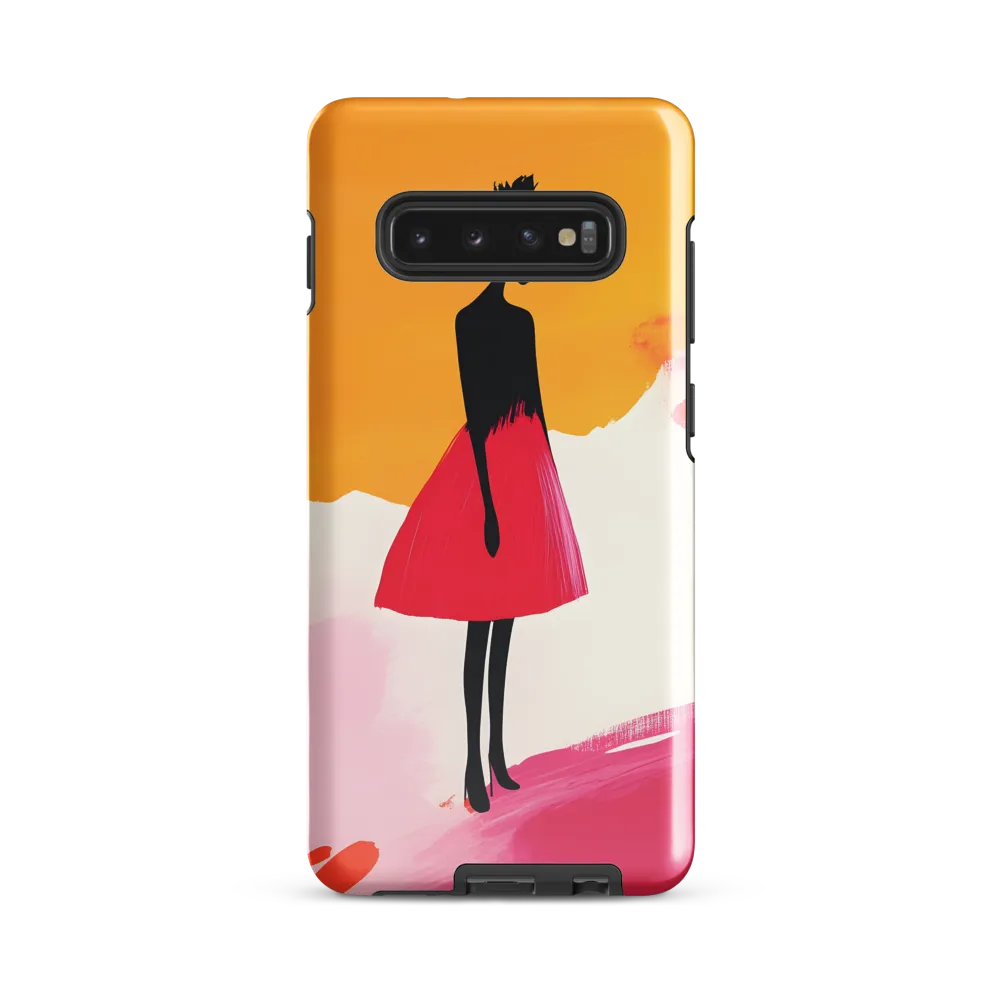 Silhouette Elegance | Phone Case |  S10 Plus | Tough Case | Glossy