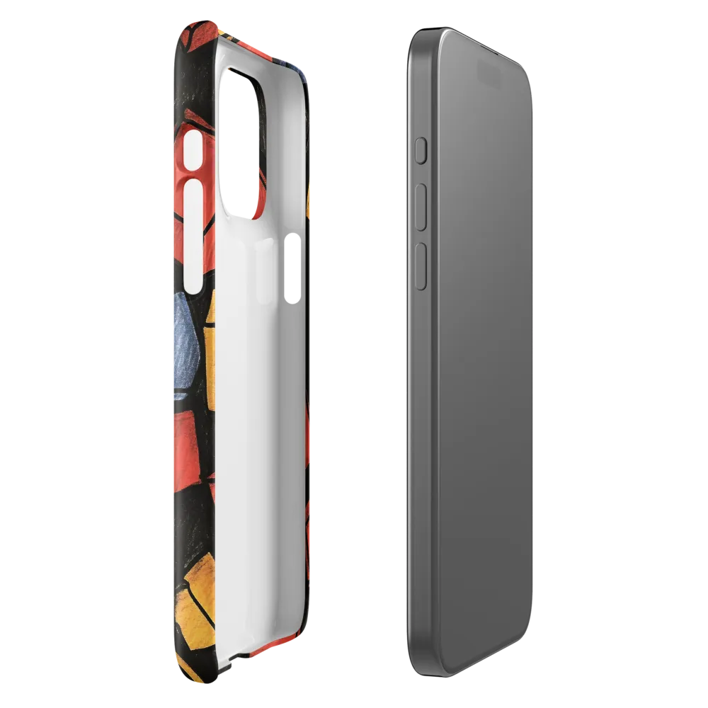 Vibrant Geometry in Motion | Phone Case |  15 Pro Max | Snap Case | Glossy