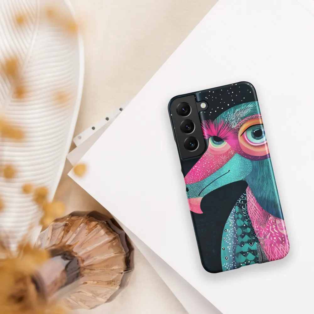 Whimsical Vulture: A Dance of Colors