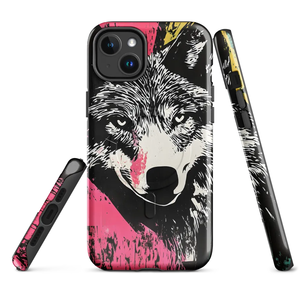 Intense Gaze of the Wolf