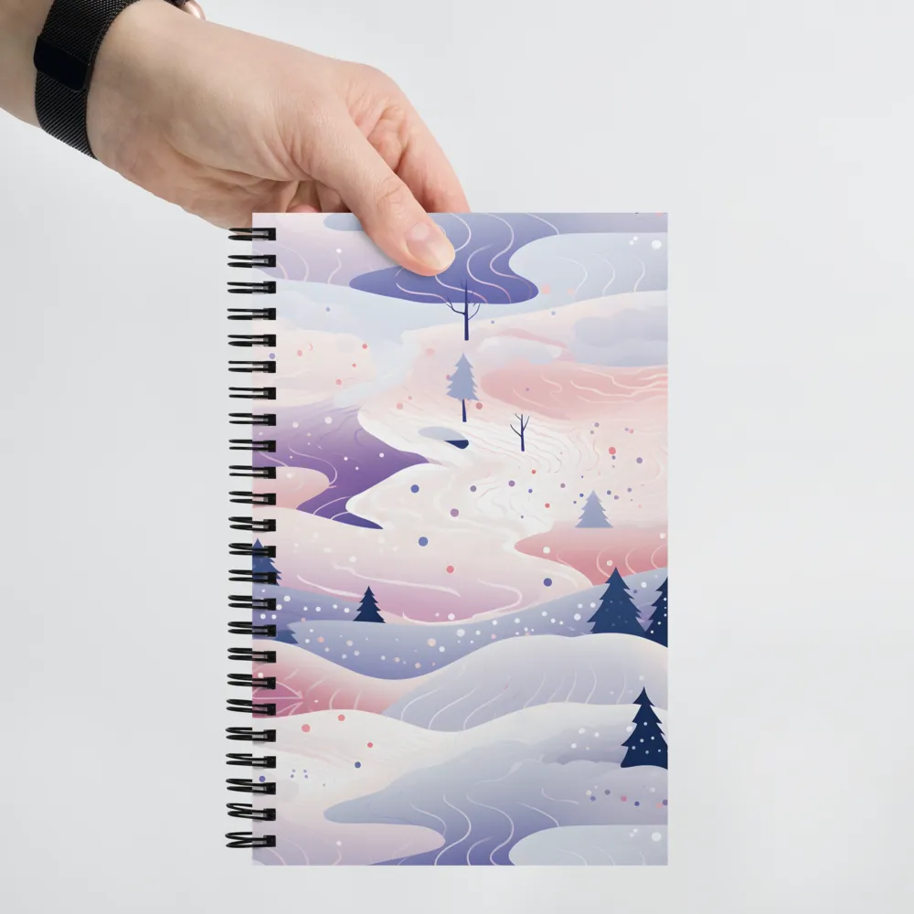 Dreamy Winter Landscape | Spiral Notebook