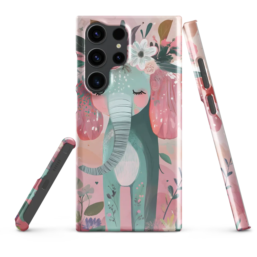 Whimsical Elephant in Bloom