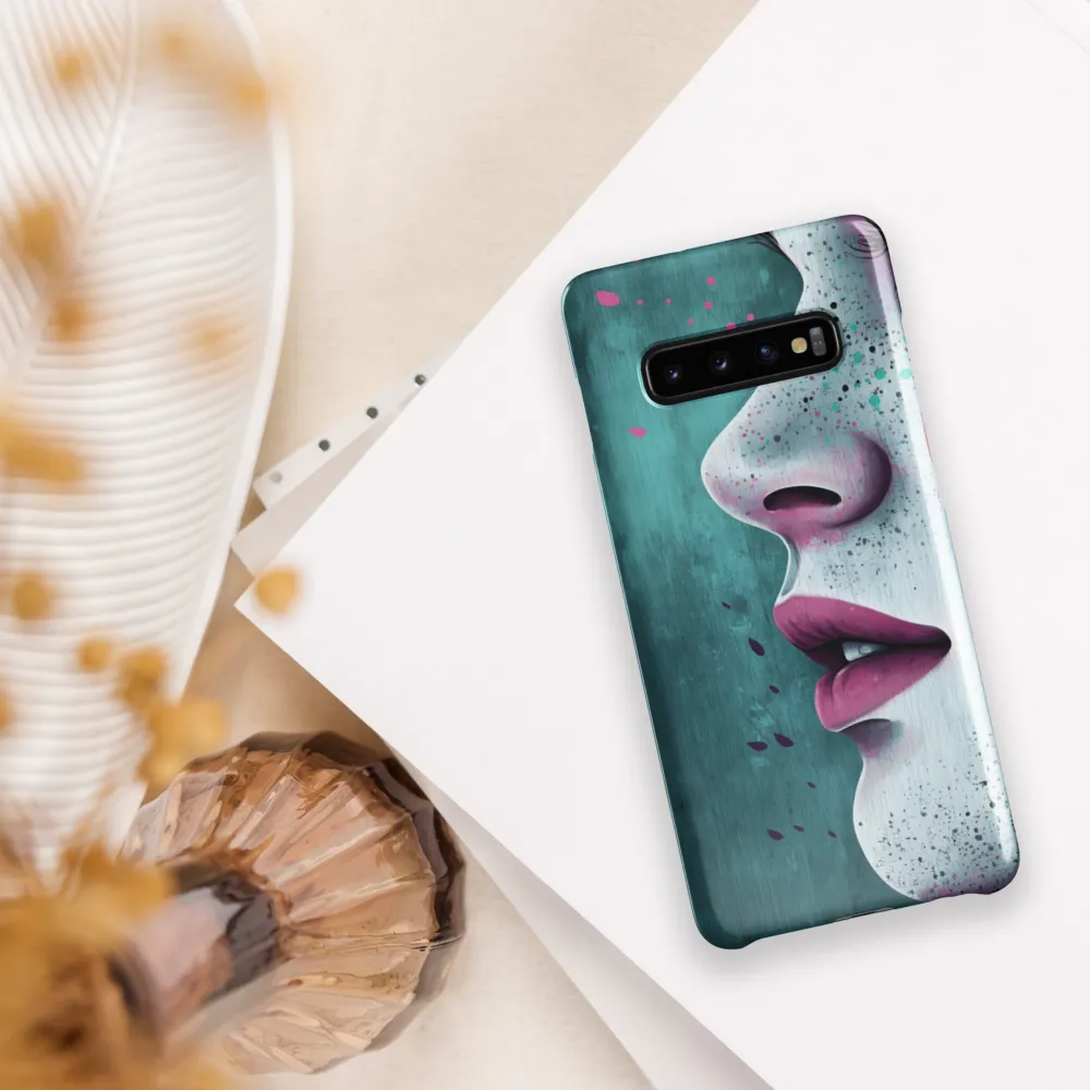 Modern Serenity in Profile | Phone Case |  S10 Plus | Snap Case | Glossy