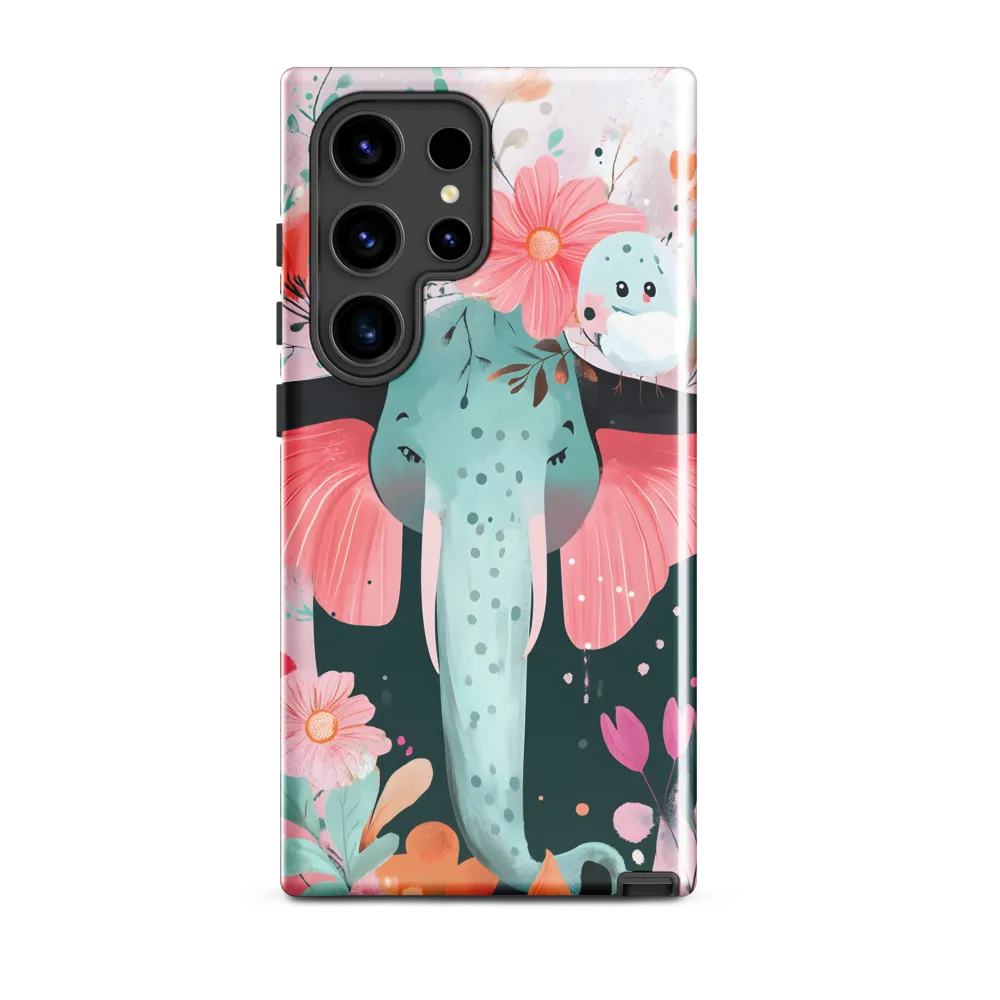 Whimsical Elephant in Bloom