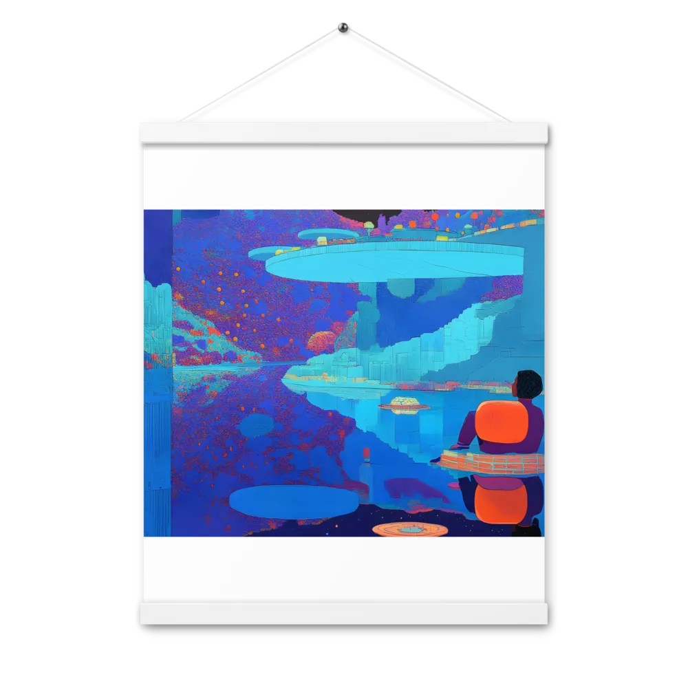 Reflections of Serenity | Poster With White Wood Hanger | 16″×20″