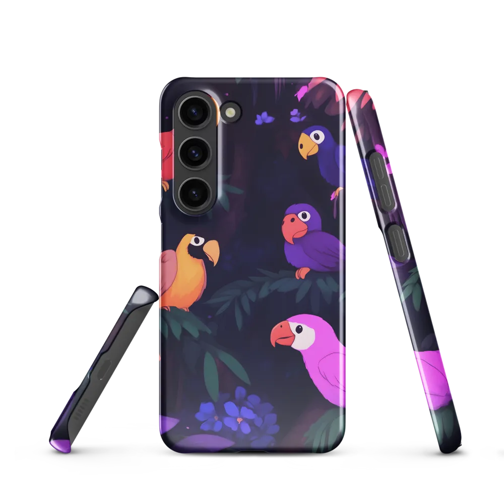 Tropical Parrot Playground | Phone Case |  S23 | Snap Case | Glossy
